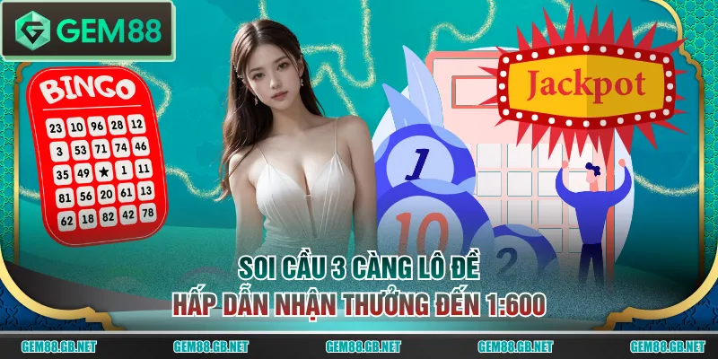 Soi cầu 3 càng lô đề hấp dẫn nhận thưởng đến 1:600